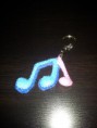 Llavero notas musicales